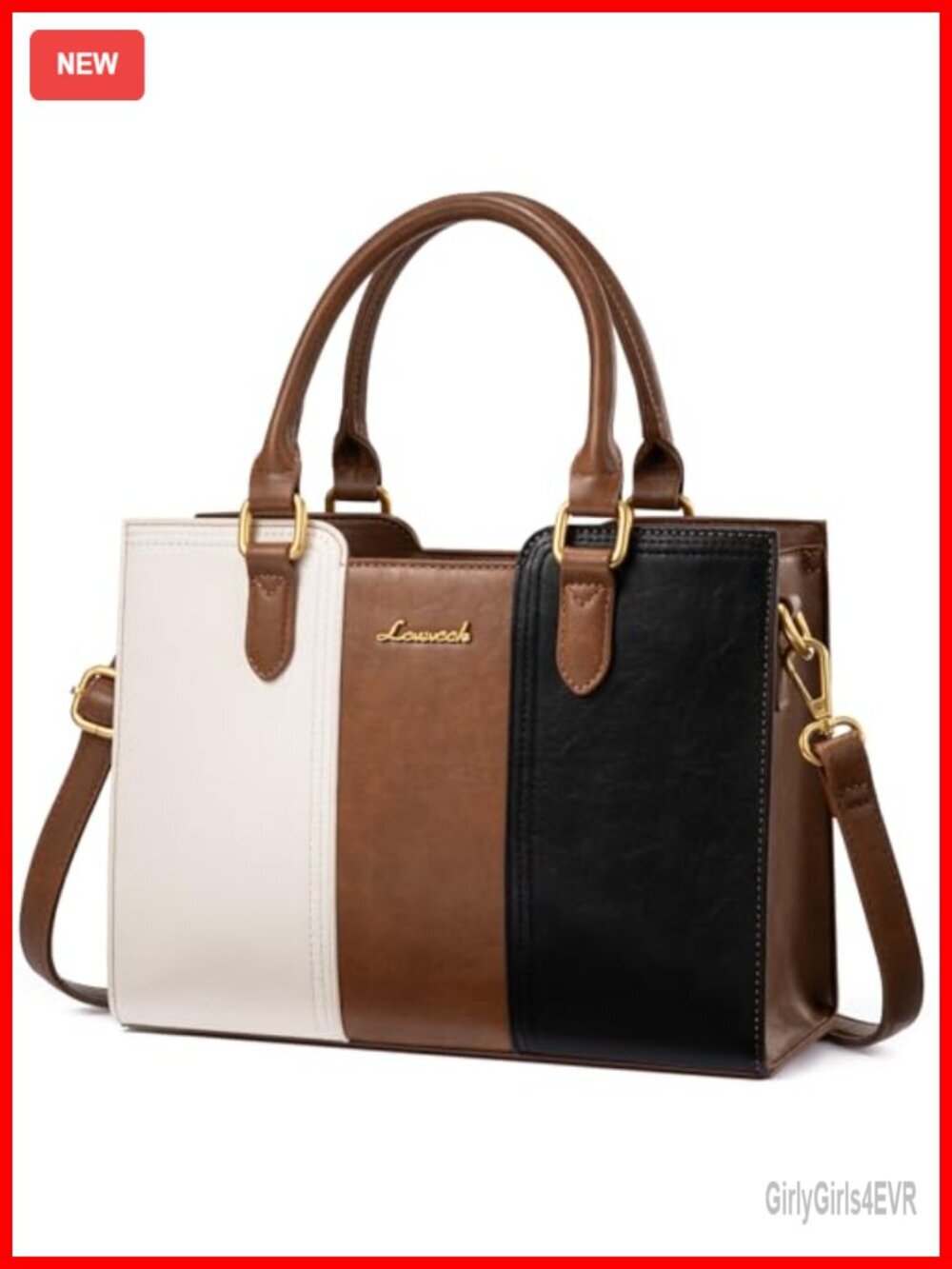 Vintage Leather Shoulder Handbag Small Satchel Tote Crossbody Bag